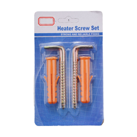 Kit de vis en acier au carbone OEM/ODM en gros de Chine pour lavabo, kit de fixation sanitaire, kit de vis en L, emballage sous blister