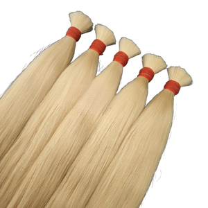 Indian Virgin Remy Hair Weft Thick End Hand <b>Tied</b> Invisible Double Drawn Styles Loose Wave and Silky Straight Wave - Product Image 3