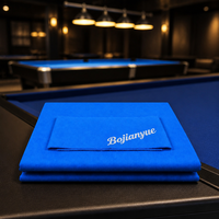 Tapis de billard professionnel bleu roi, surface de jeu lisse, ensemble de remplacement