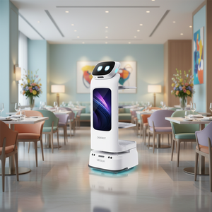 UBTECH สำหรับหุ่นยนต์ส่งของอัจฉริยะ CADEBOT L100 รับน้ำหนักได้ 40 กิโลกรัม พร้อมระบบนำทาง LDS+VSLAM สำหรับสนามบิน โรงแรม และซูเปอร์มาร์เก็ต - Product Image 1