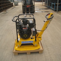 Compacteur à plaque diesel FURD, compacteur à plaque portatif, outil de compactage rapide pour le remblaiement des fondations routières