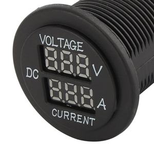 DC12-24V เครื่องวัดแรงดันไฟฟ้าจอแสดงผลดิจิตอล LED แบบคู่0.1 10A 2-in-1เครื่องทดสอบมิเตอร์วัดแรงดันไฟฟ้ากันน้ำสำหรับเรือยานพาหนะทางทะเลรถ ATV - Product Image 3