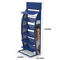 Support d'affichage en métal personnalisé pour les rayonnages de supermarché, pour la présentation en vitrine