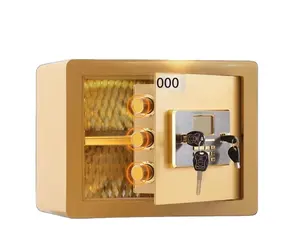 Bloqueo de código digital electrónico de pared para el hogar, depósito seguro, Mini caja fuerte