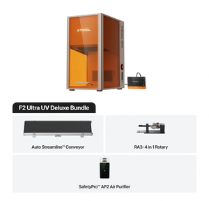 Grabador Láser CNC de Micro-Puntos Xtool F2 Ultra UV 355 nm, 220*220 mm, Grabado de Alta Precisión en Acrílico, Plástico y Cerámica - Nuevo con IA - Product Image 1