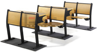 Bureau d'étude pliant en bois de haute qualité avec chaise pour salle de conférence