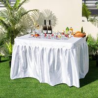Table de refroidissement et de remplissage de la glace en plastique blanc de 4 pieds pour la maison moderne