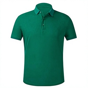 Camiseta de Manga Corta para Hombre, Corte Ajustado, de Alta Calidad, para Deporte, Golf, Casual, Transpirable, de Secado Rápido, 100% Algodón - Product Image 4