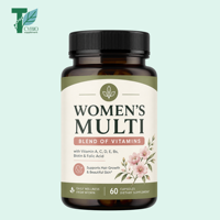 Multivitamines pour femmes OEM/ODM - avec vitamines A, C, D, E, B6, B12, zinc, calcium et magnésium, pour soutenir les cheveux, la peau et les ongles