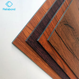 Panel Compuesto de Aluminio ACP <span class=keywords><strong>Alucubond</strong></span> Color Madera 1220x2440, Panel Sándwich ACM - Product Image 3