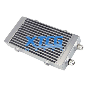 Bộ làm mát dầu dạng tấm vây kép, kích thước phổ thông, mới về, đầu vào đầu ra một bên, dùng cho bộ trao đổi nhiệt ô tô - Product Image 2