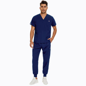En Stock 42032 blusa médica impresa Unisex Scrubs médico Scrubs hombres personalizado médico Scrubs con envío gratis - Product Image 5
