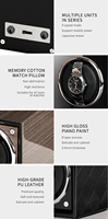 Schwarzer Single Automatic Watch Winder mit hoch glänzender Klavier farbe Luxus uhrbox für aufziehbare Herren uhr