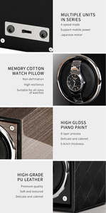 Enrollador <span class=keywords><strong>de</strong></span> reloj automático único negro con pintura <span class=keywords><strong>de</strong></span> piano <span class=keywords><strong>de</strong></span> alto brillo Caja <span class=keywords><strong>de</strong></span> reloj <span class=keywords><strong>de</strong></span> lujo para reloj <span class=keywords><strong>de</strong></span> <span class=keywords><strong>cuerda</strong></span> para hombre - Product Image 5