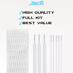 Halbweiches Nylon-Lacrosse-Netz Professionelles Lacrosse-Kopfnetz-Set Hochleistungs-Komplettes Lacrosse-Schnur-Kit - Product Image 4