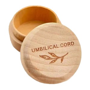 Wooden Umbilical Cord <b>Box</b> 5x5x3.5cm Beech Wood Baby <b>Keepsake</b> Storage Apple Shaped Modern Simple Design - Product Image 5