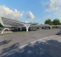 Structure de support pour carport solaire photovoltaïque de haute qualité de la marque Jingshuo, service OEM, certification CE