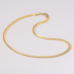 Collier de fête en acier inoxydable personnalisé, chaîne de serpent plaquée <span class=keywords><strong>or</strong></span>, chaîne cryptée, style hip-hop tendance et à la mode - Product Image 4