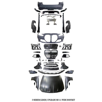 Kit de Conversión de Carrocería Ancha Estilo M3 para BMW Serie 3 G20 G28, Parachoques, Guardabarros, Capó, Faldones Laterales, Faros y Parrilla