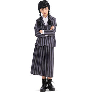 Costume da Studentessa per Ragazze, Taglia 8-9 Anni, Altezza 138 cm - Product Image 1