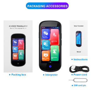 Dispositivo de Traducción Inteligente con Pantalla Táctil, Traducción en Inglés y Vietnamita, Tarjeta SIM 4G, Wifi, Funcionamiento con y sin Conexión, 137 Idiomas - Product Image 6