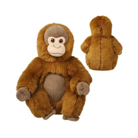 Jouets en peluche d'animaux de simulation super doux, peluche de singe en peluche, taille personnalisée pour les enfants, cadeau de jeu