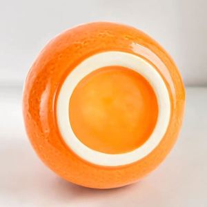 <b>Small</b> Orange Flower <b>Vase</b> for Hydroponic Plants Minimalist Ceramic Bud <b>Vase</b> Novelty Unique Plant <b>Vases</b> Flowers Plants - Product Image 6