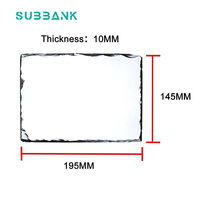 Ardoise de sublimation Subbank en gros, cadre photo vierge, ardoise de sublimation enduite