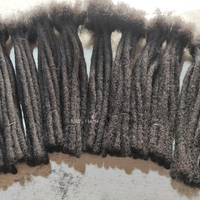 Extensions de dreadlocks en cheveux humains vierges Remy en gros, couleur naturelle, locs épaisses