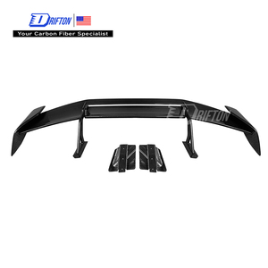 Alerón Trasero de Fibra de Carbono Seca Estilo GT de Una Sola Pieza para BMW G82 M4 2020-2024, Estilo Ad V3 - Product Image 1
