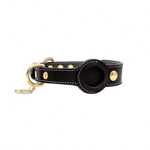 YY Genuine Leather Dog Collar Durable Adjustable Dog Collar Retro Blush <b>Pink</b> Dog Collar for <b>GIfts</b> - Product Image 3