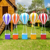Ballon à Air chaud 40 cm, décor pour fête prénatale mariage, Sculpture en résine fibre de verre