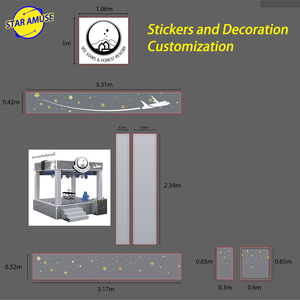 Kích Thước Lớn Điều Khiển Từ Xa Đồ Chơi Snack Grabber Con Người Claw Máy Bất Người Đàn Ông Cần Cẩu Búp Bê Cho Trẻ Em Trung Tâm Mua Sắm Giải Trí - Product Image 5
