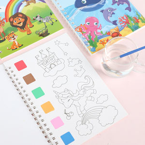<span class=keywords><strong>Dessin</strong></span> Art Paper Mess Free Craft Supplies Jouet pour enfants Cadeau d'<span class=keywords><strong>anniversaire</strong></span> de Pâques Livres de coloriage à l'eau pour les tout-petits - Product Image 3