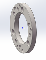 AUTOCHUCK T010A28 Plaque de montage de mandrin de tour, bride de connexion de la tige A8 pour mandrin de tour CNC
