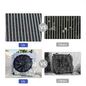 Radiador y Ventilador de Aluminio Completo de 1, 2, 3 y 4 Filas para Jeep, Ford, Dodge, Toyota, GMC, Honda, Chevrolet, Buick - Product Image 2