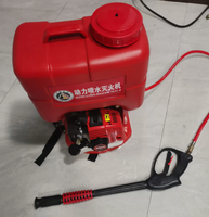 Semprotan Pemadam Kebakaran Liar Portabel Bertenaga Gas dengan Ransel, Alat Pemadam Kebakaran Kabut Air untuk Penanggulangan Kebakaran Luar Ruangan