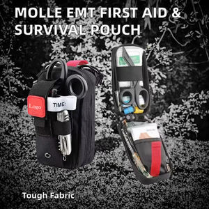 Bolsa médica táctica Molle EMT 1L para supervivencia al aire libre, torniquete de primeros auxilios, caza, Camping, escalada, paquete de utilidad de emergencia - Product Image 3