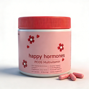 Cápsulas de Hormonas Felices para Mujeres OEM/ODM, Multivitamínico para PCOS, Inositol, Omega 3, Hormonal - Product Image 1