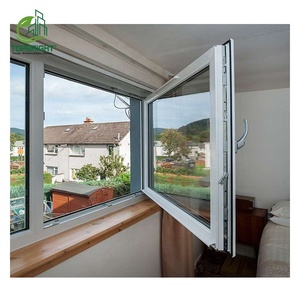 Cửa Sổ Xoay Bằng Nhôm Nghiêng Cửa Sổ Toàn Cảnh Kiểu Pháp - Product Image 4