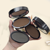 Kit de poudre à sourcils imperméable Private Label, tampon à sourcils facile à appliquer, maquillage naturel pour les sourcils, cosmétique