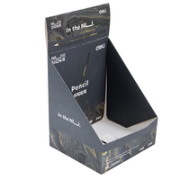 Boîte d'affichage pour produits, commande minimum, en carton imprimé, présentoir de comptoir, boîte en papier pliable