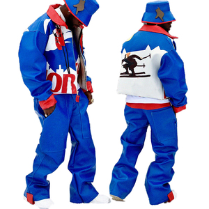 YSJY Completo da Uomo in Pelle, Set Personalizzato di Pantaloni in Pelle Sovrapposti, Tute in Pelle per Uomo - Product Image 1