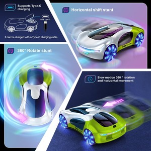 Nouvelle Voiture de Course Électrique à Énergie Nouvelle avec Détection de Geste et Double Pulvérisation, Jouet pour Enfants Garçons, Quatre Roues Motrices, Utilisation Intérieure - Product Image 3