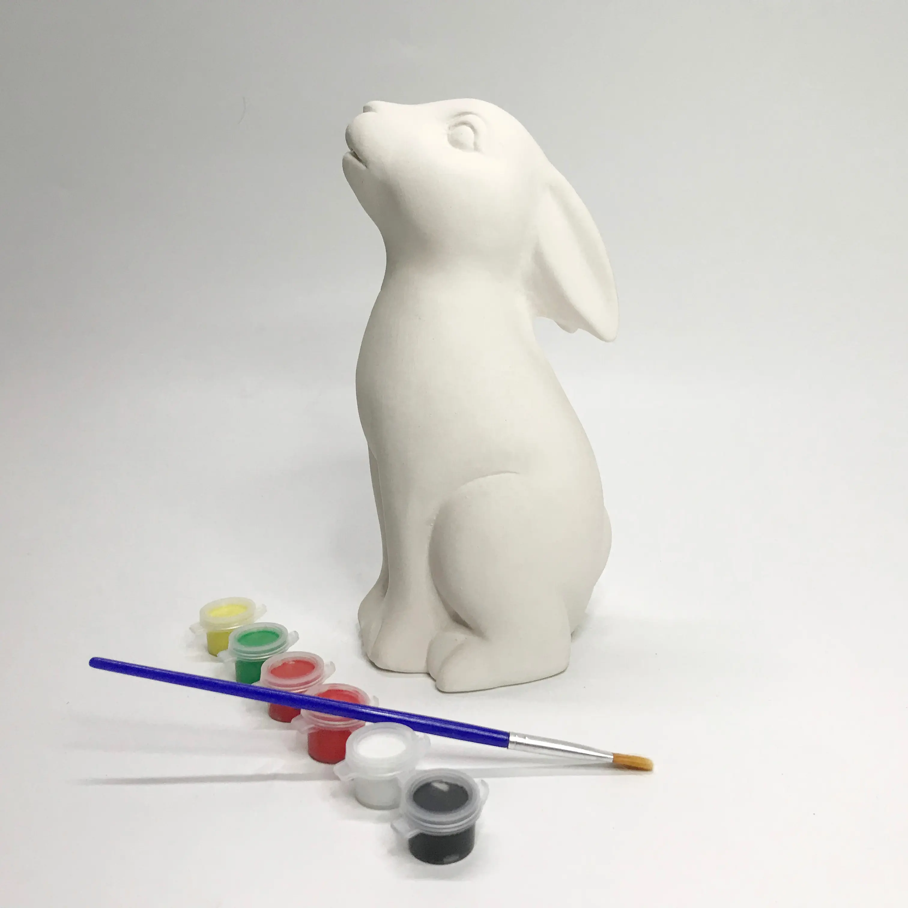 Educativo popolare fai da te dipingi il tuo SET di prodotti in ceramica di coniglio