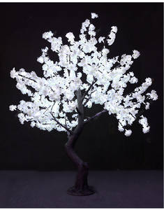 Árbol de Cerezo Artificial con Luces LED de Lujo para Exteriores, Decoración para San Valentín y Halloween, Material de Hierro, Realista, Venta al Por Mayor - Product Image 6