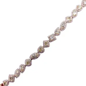 Top Quality Professional Supplier Fashion Jewelry Lady Women Bracelets 18K Gold Diamond Bracelets