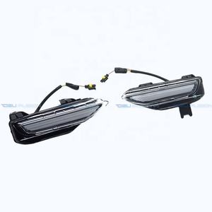 Para Infiniti Q50 V37 Skyline 400r 2014-2017, Lámpara LED Delantera para Parachoques, DRL de 2 Piezas (Intermitentes Secuenciales) - LED de Triple Color - Product Image 3