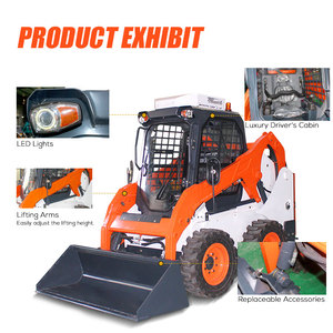 Chất lượng cao nhỏ thủy lực Skid Steer lật mini kết thúc trước <span class=keywords><strong>loader</strong></span> Crawler máy kéo để bán động cơ thành phần cốt lõi - Product Image 2