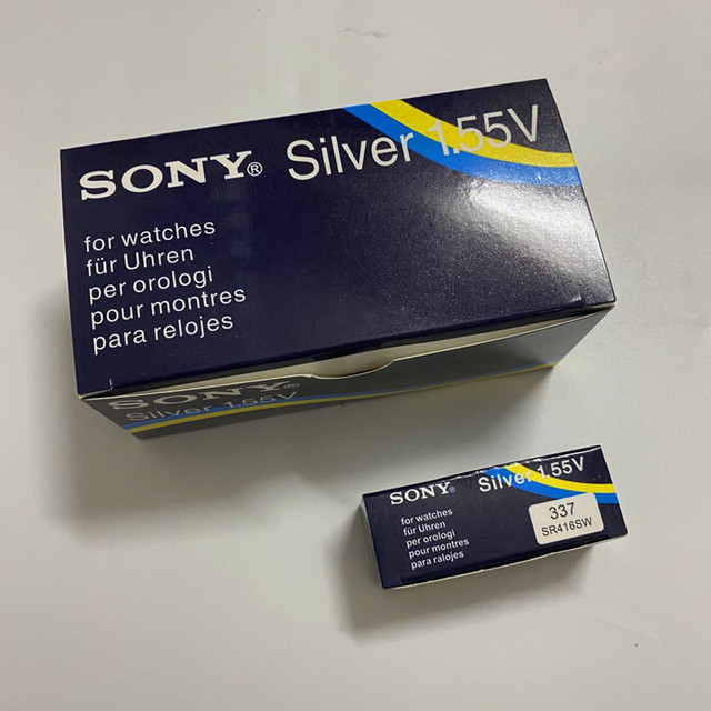 High Quality 1.55V 337 SR416SW Button Battery 1.55V for Sony